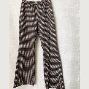 GB Girls Brown and White Patterned Pants